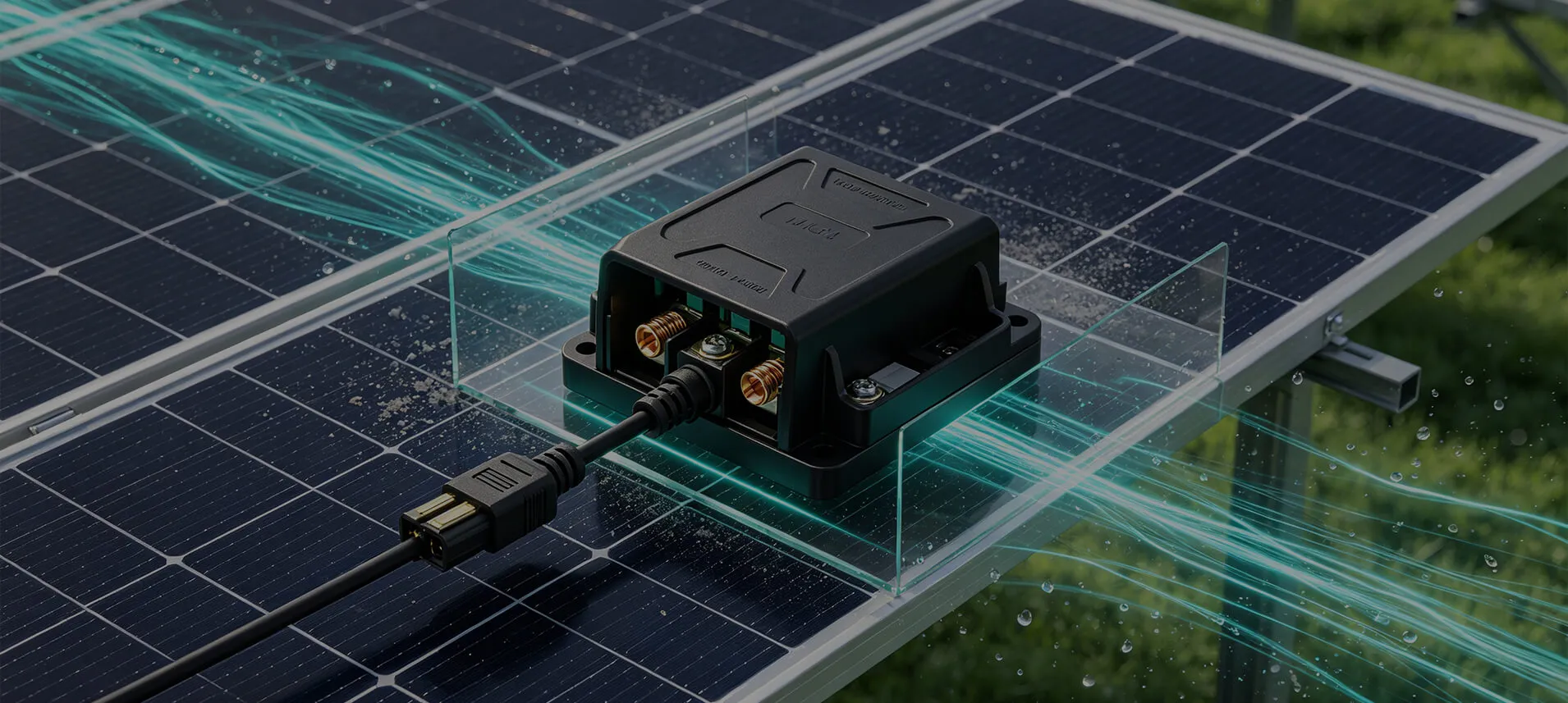 INTEGRATED SOLAR JUNCTION BOX FOR EFFICIENT MODULE ASSEMBLY AND RELIABLE POWER TRANSMISSION